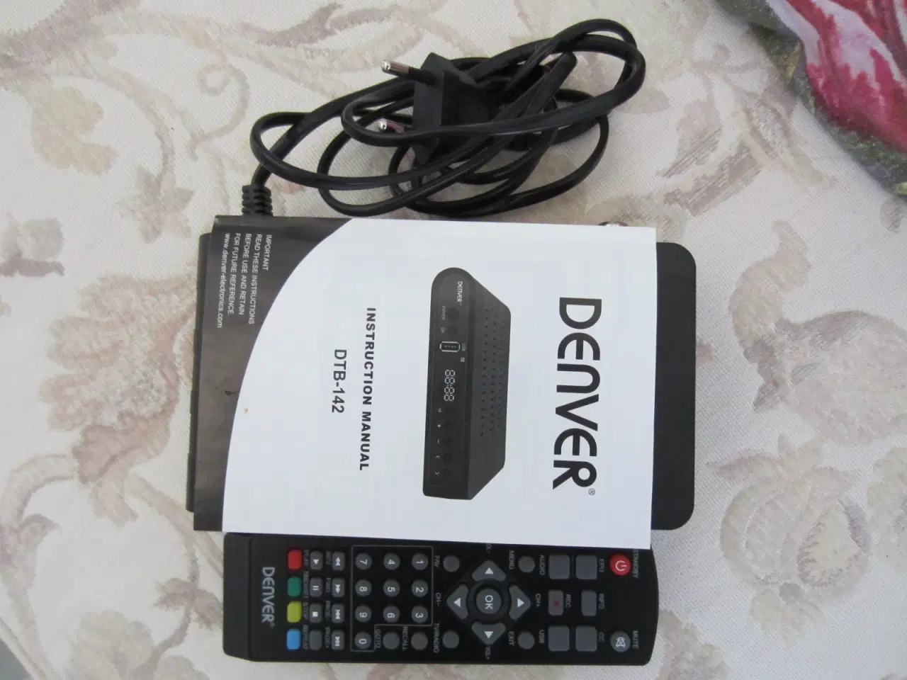 Billede 7 - DENVER DTB-142 DVB-T2 H.265 Mpeg-4 HD TV modtager