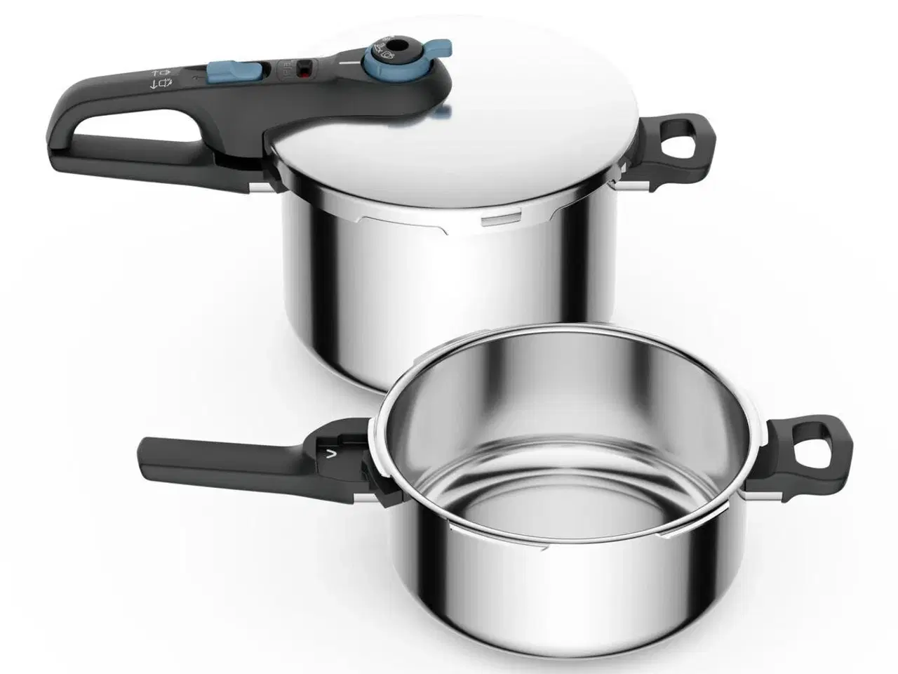 Billede 11 - Trykkoger Tefal P2584301 rustfrit stål - 4 og 6 l sæt