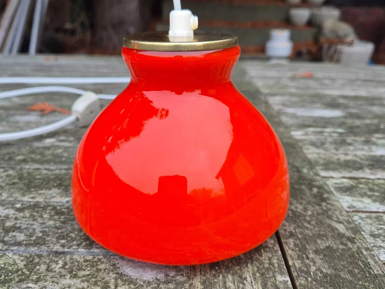 Billede 7 - Klassisk væglampe fra Holmegaard 