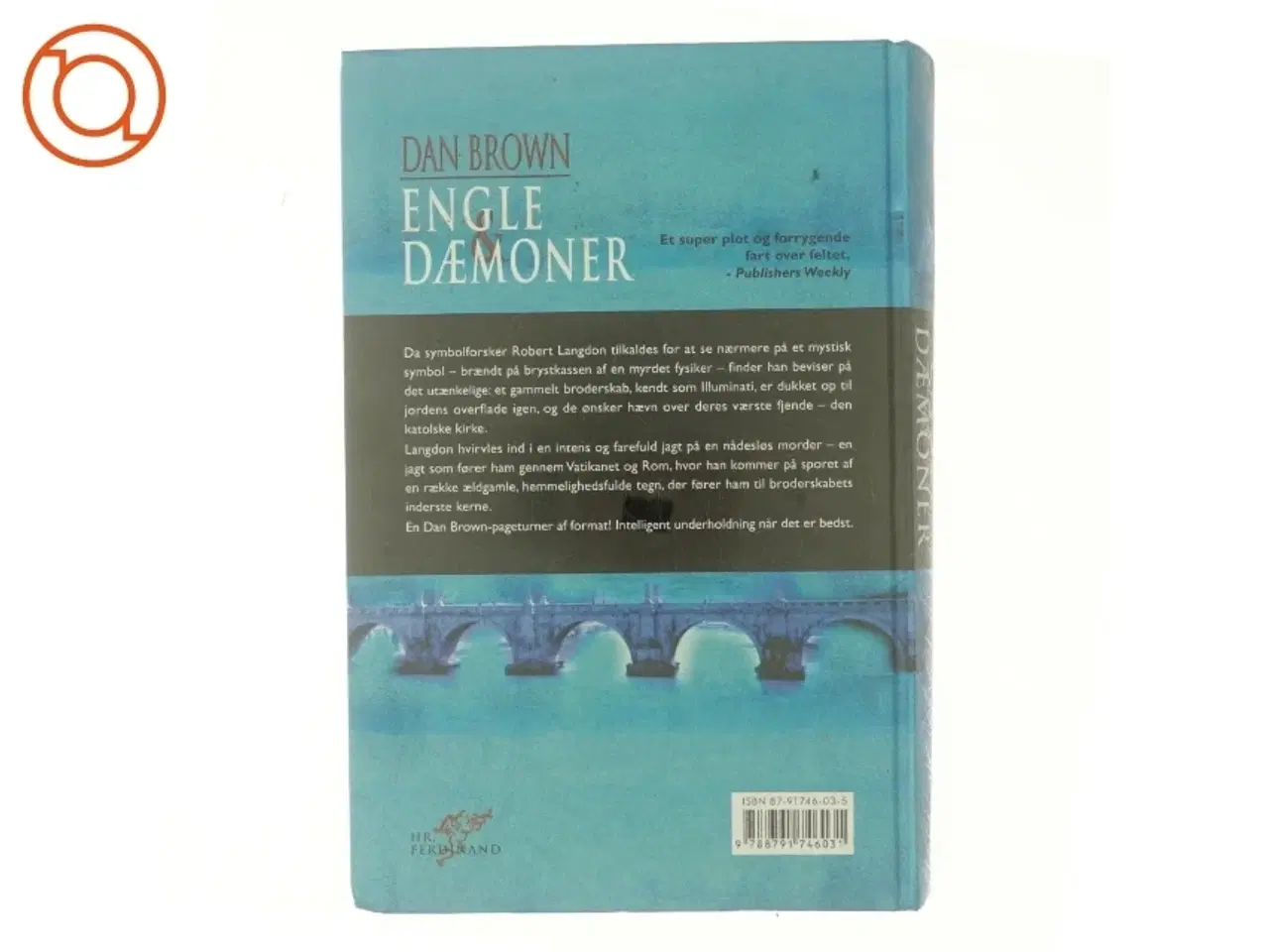 Billede 3 - Engle & dæmoner af Dan Brown (Bog)