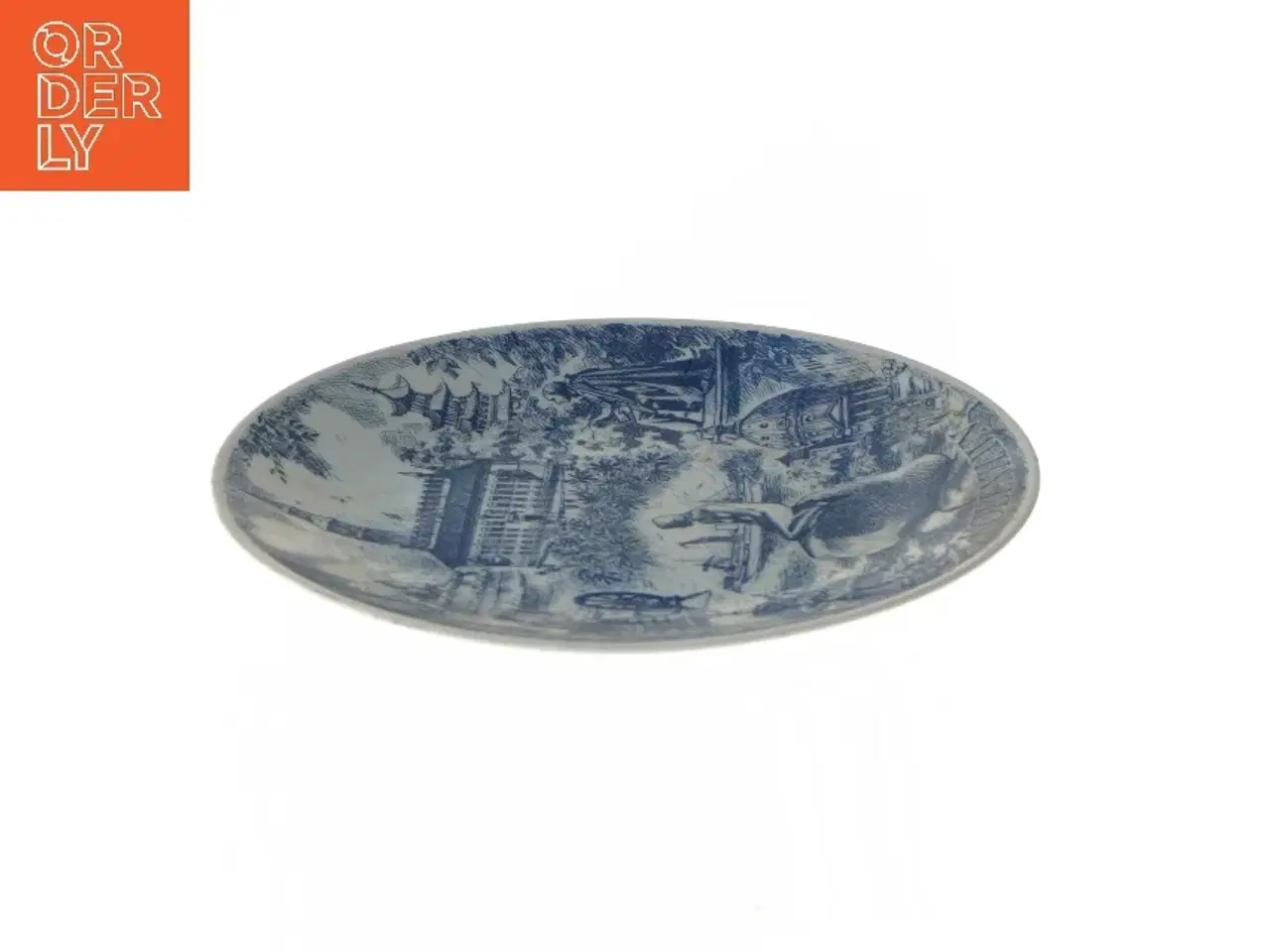 Billede 3 - Dekorativ tallerken med Københavns motiv fra Benton (str. Ø 19,5 cm)