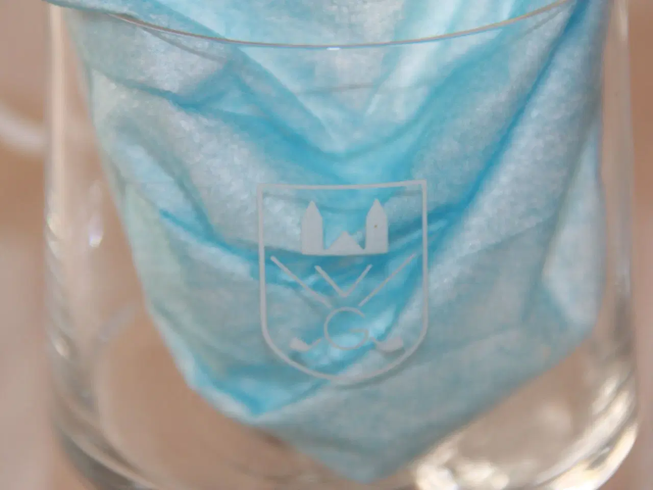 Billede 5 - 4 Holmegaard glas med golf logo