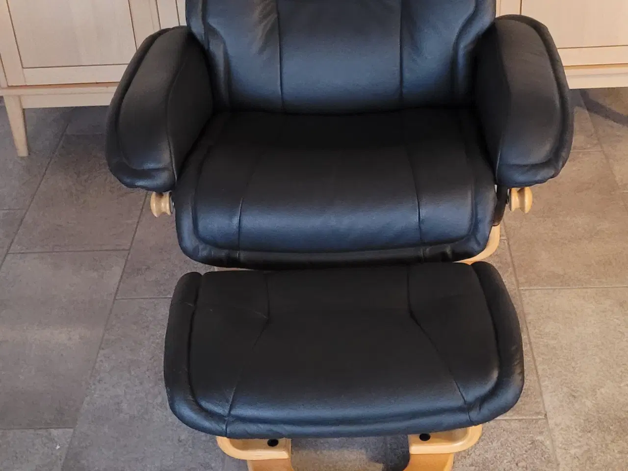 Billede 3 - Læderstol 
