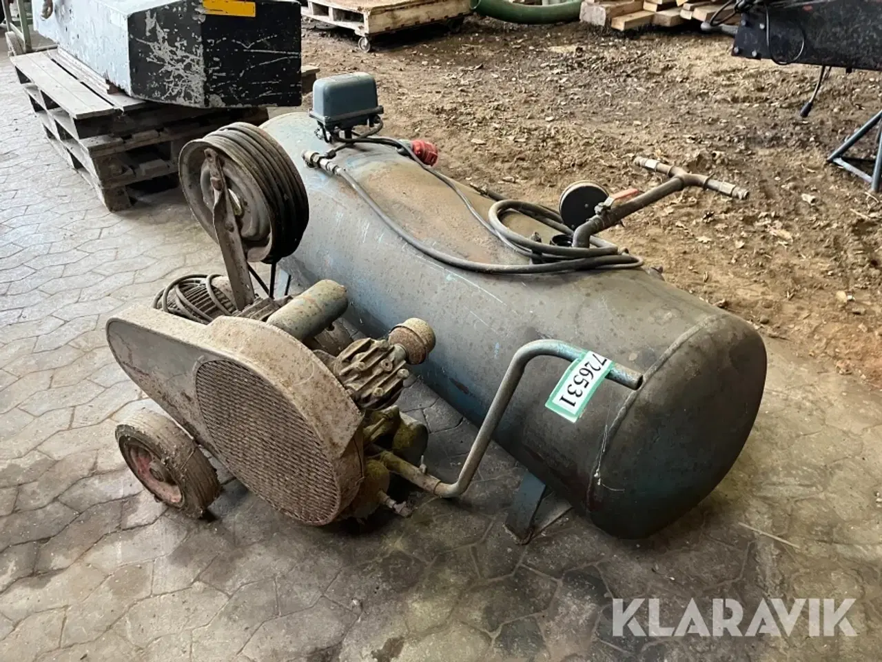 Billede 2 - Luft tank med kompressor