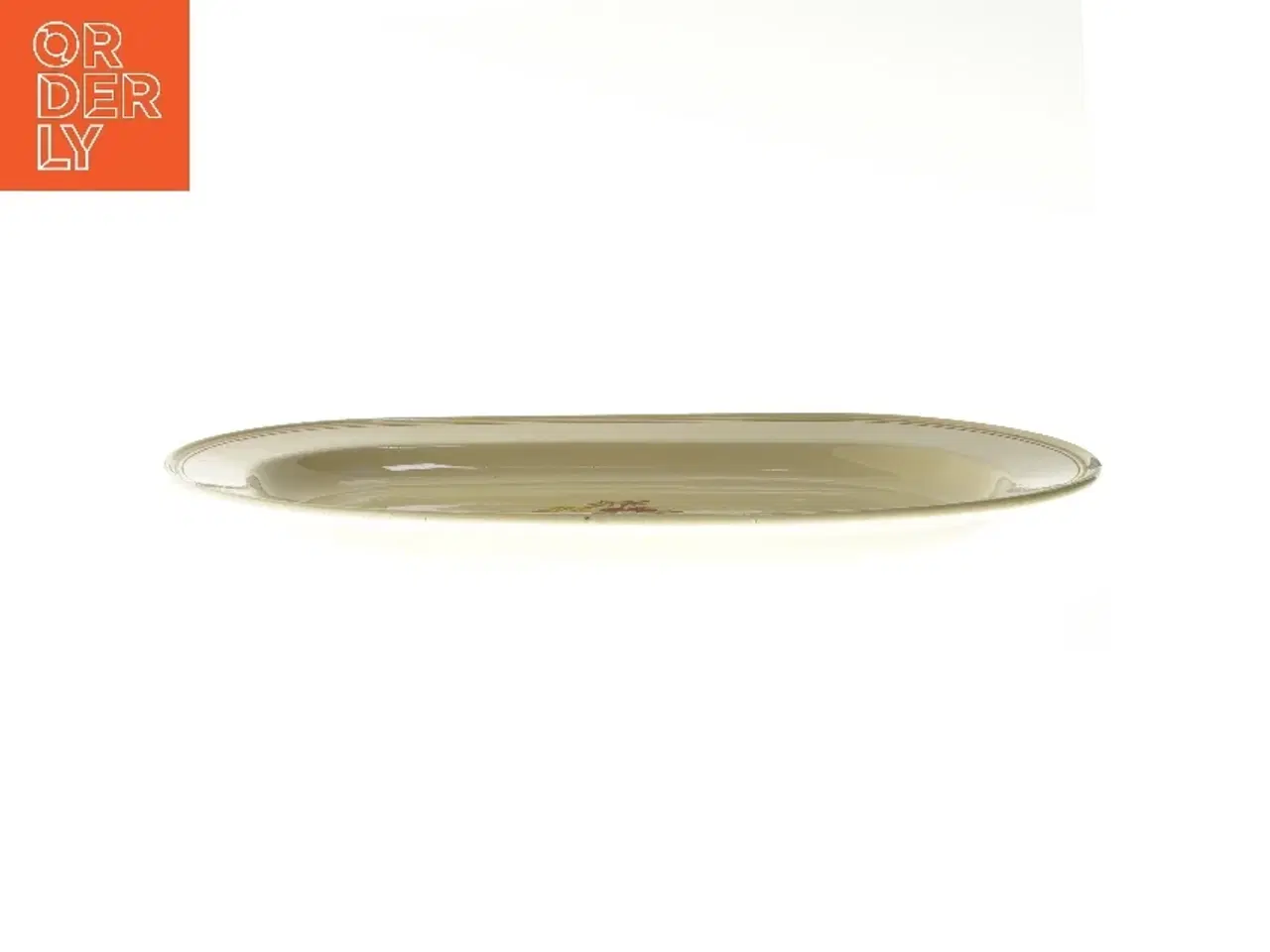Billede 2 - Oval serveringsfad med blomstermotiv fra Villeroy & Boch (str. 37x24 cm)