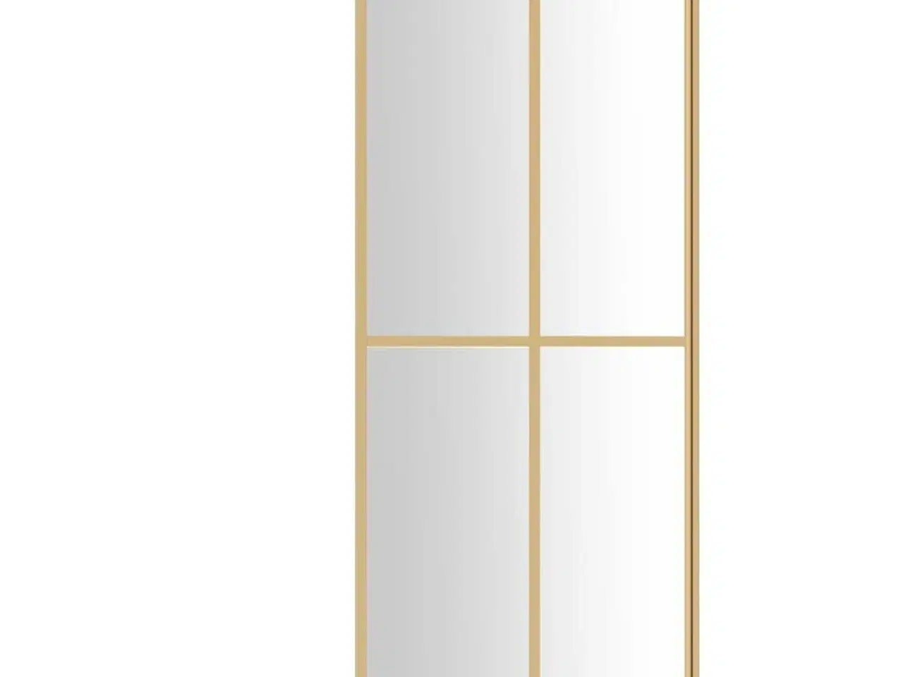 Billede 2 - Brusevæg 90x195 cm klart sikkerhedsglas guldfarvet