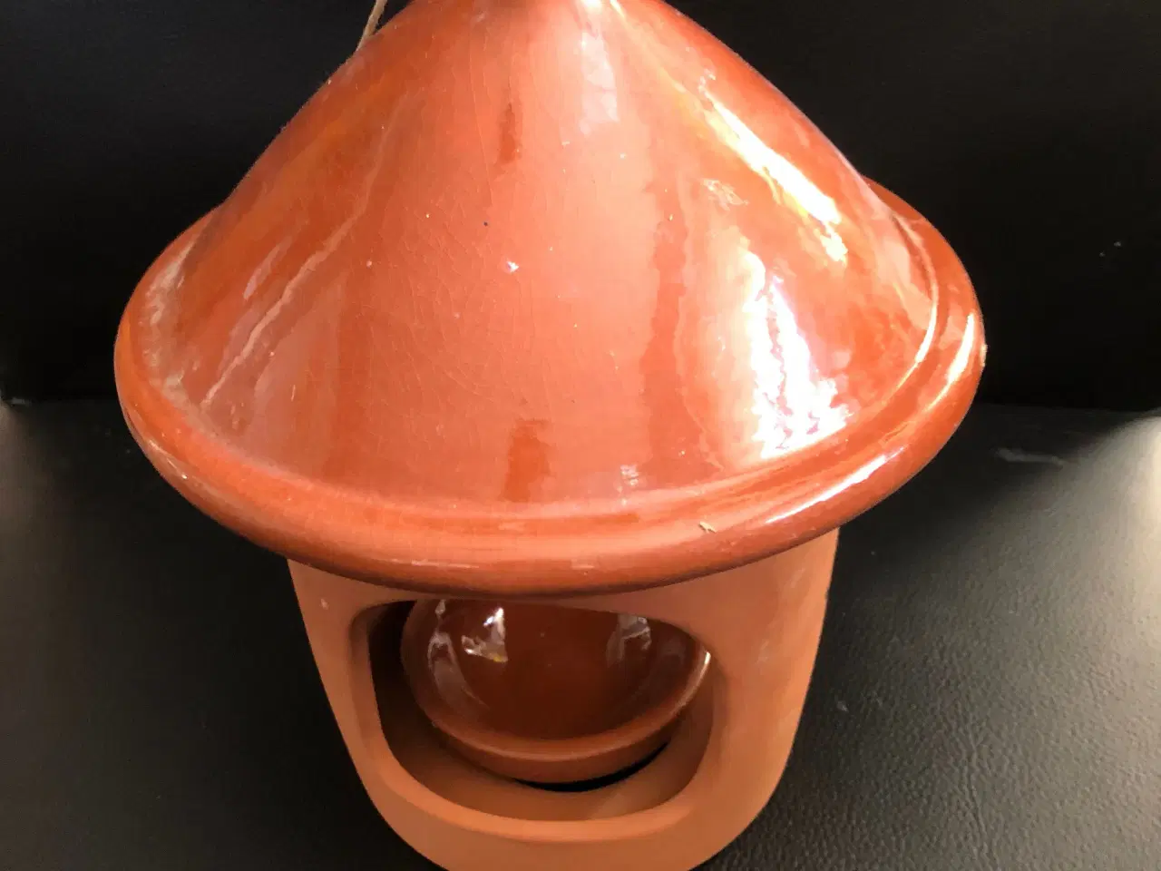 Billede 1 - Foderhus i keramik - alternativt bruges til lys