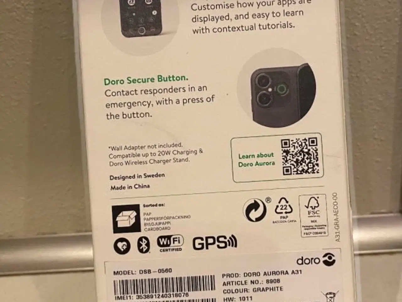 Billede 2 - DORO A31 AURORA