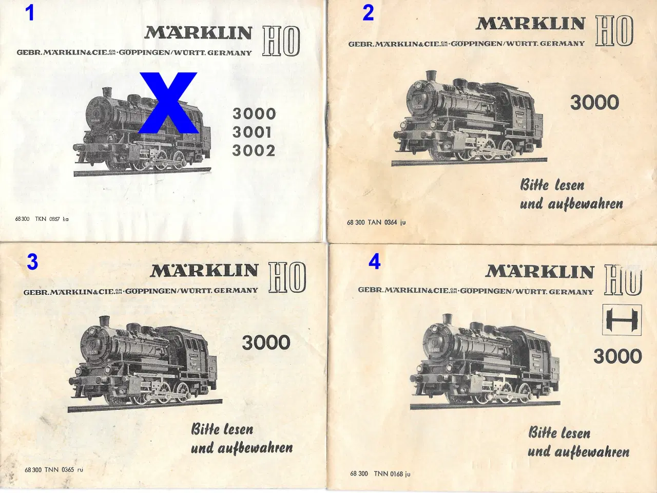 Billede 2 - Marklin: Vejledninger. til ældre lokomotiver 