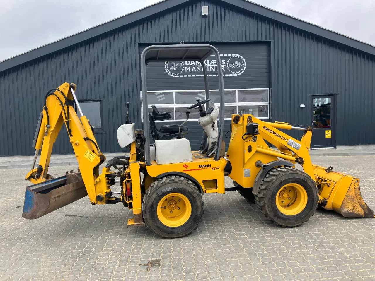 Billede 2 - EUROCOMAC E215  minilæsser/rendegraver