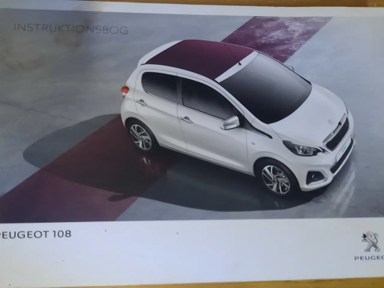 Billede 1 - Instruktions bog til Peugeot 108