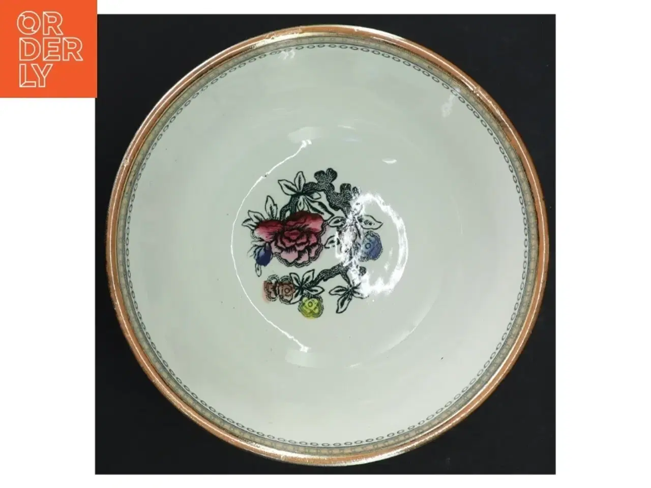 Billede 4 - Porcelænskåle med blomstermotiv