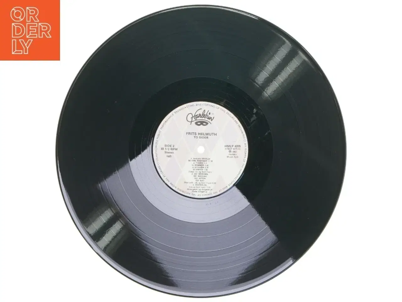 Billede 3 - Frits Helmuth - To Sider LP fra Harlekin