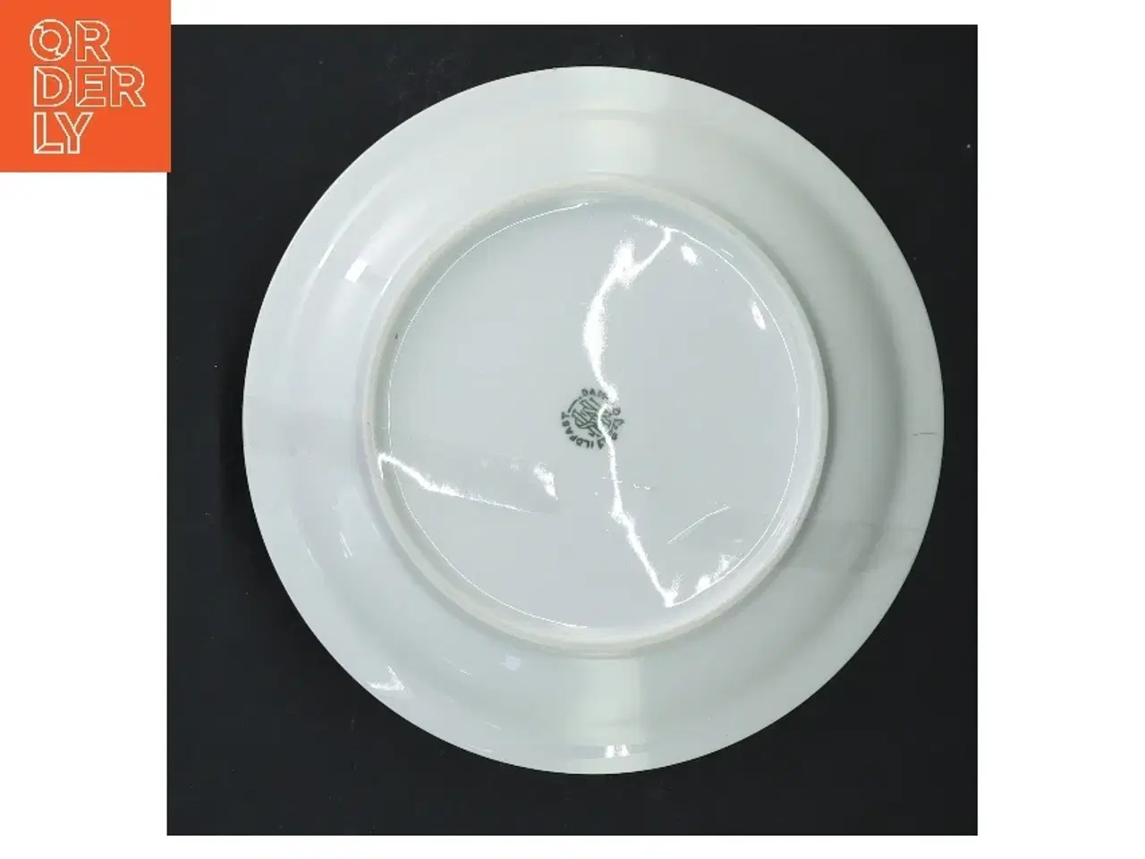 Billede 2 - Blå dråbe Porcelæn tekop og tallerken sæt (str. 10-18 cm)