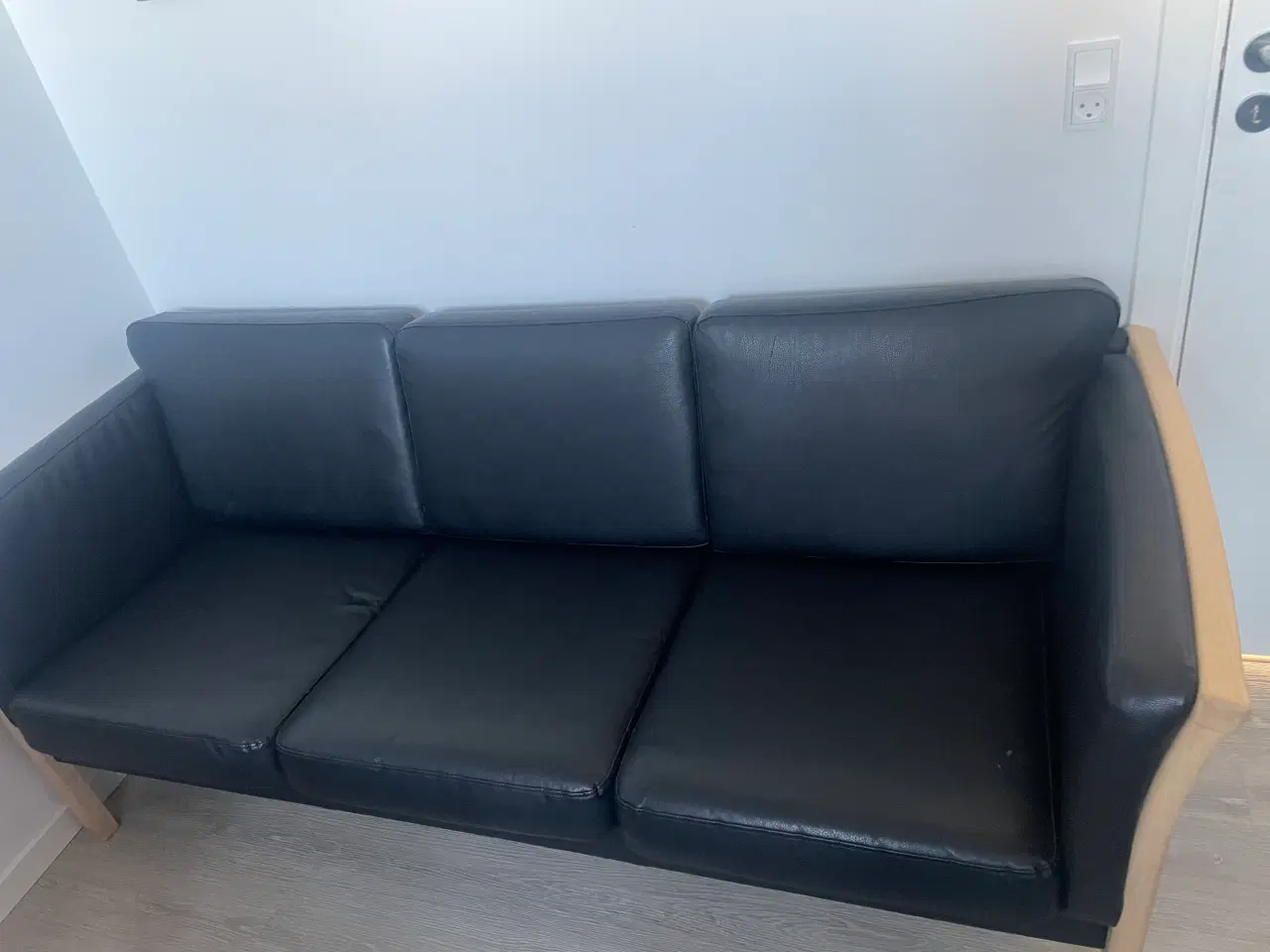 Billede 1 - Sofa i læder