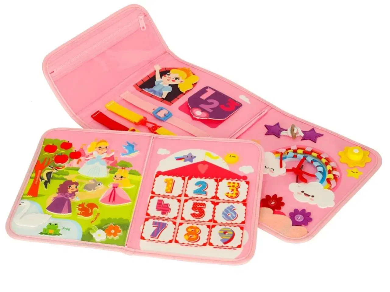 Billede 6 - Sanse- og Montessori aktivitetsmappe rygsæk – pink