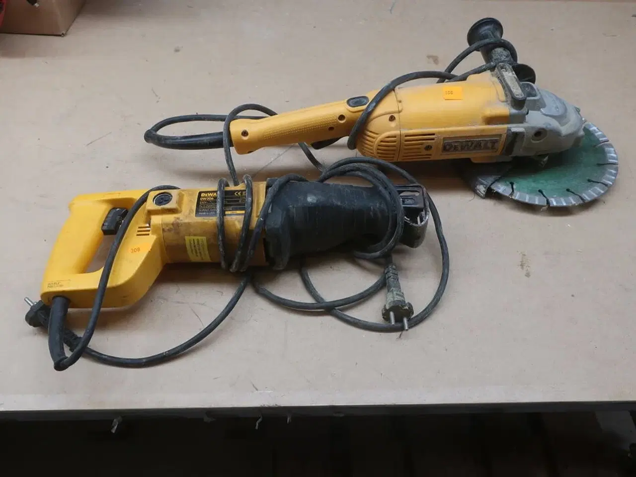Billede 1 - Vinkelsliber og bajonetsav DEWALT