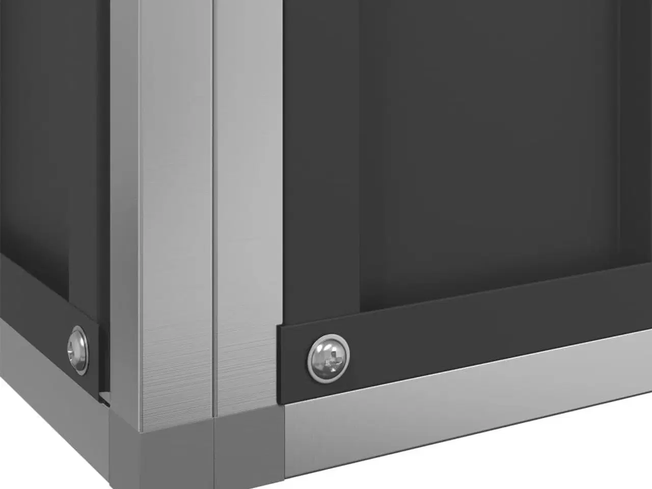 Billede 9 - Voliere 211x207x212 cm stål sølvfarvet