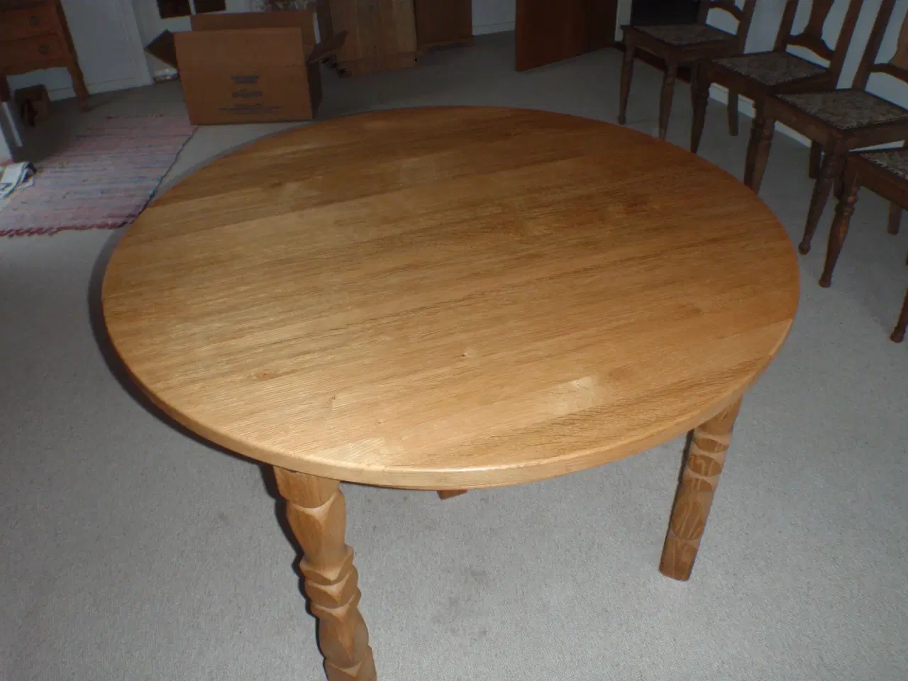 Billede 4 - Spisebord 1,2 x 4,2 m med 12 stole min 1,2 m rundt