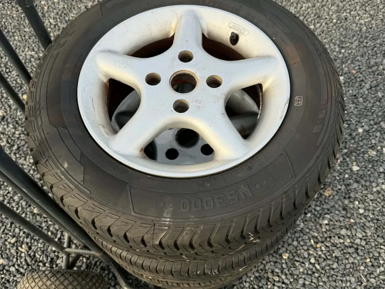 Billede 3 - 14" Alufælge passer til Honda med sommerdæk