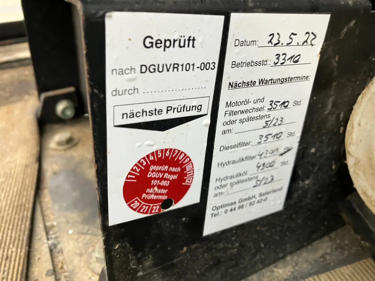 Billede 14 - Optimas H88 Velkørene Fliselægger 3400 timer