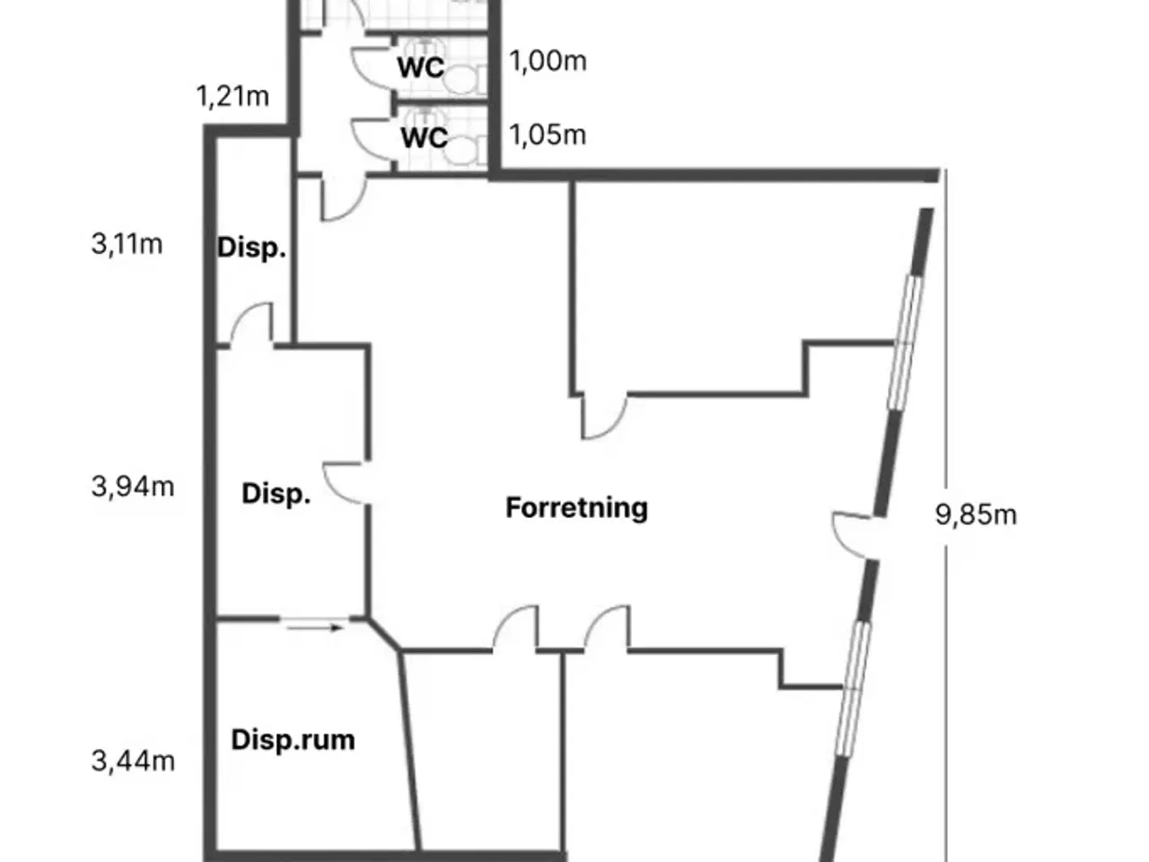Billede 8 - Synlig butik/klinik på gågaden – Søndergade 30B. st., 6000 Kolding