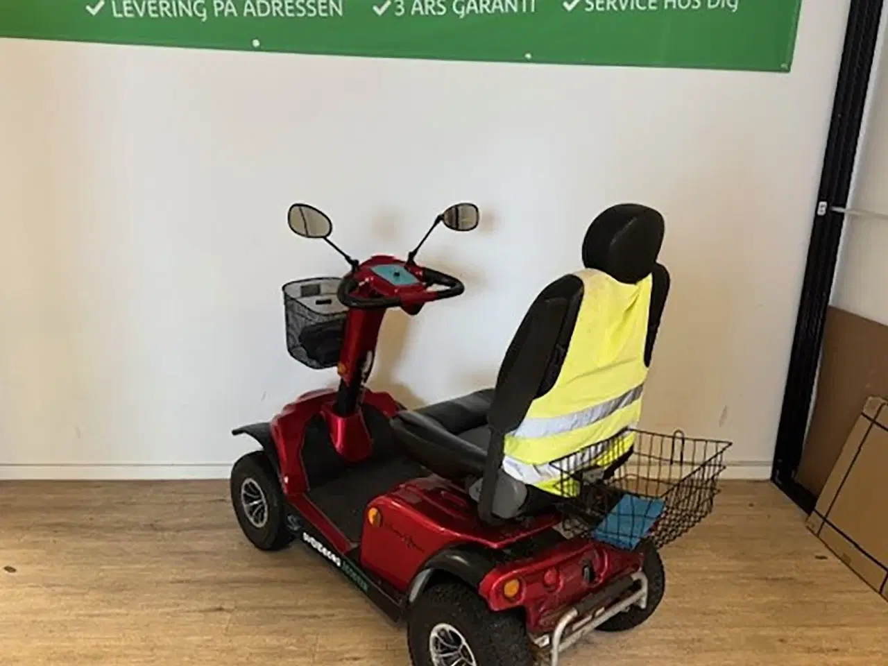 Billede 2 - Elscooter 4-hjul rød