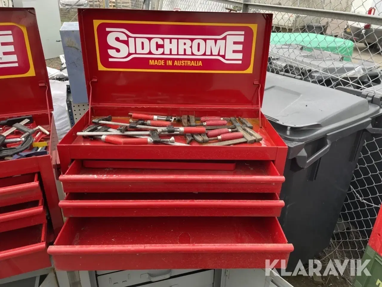 Billede 3 - Værktøjs kasser og skabe med indhold