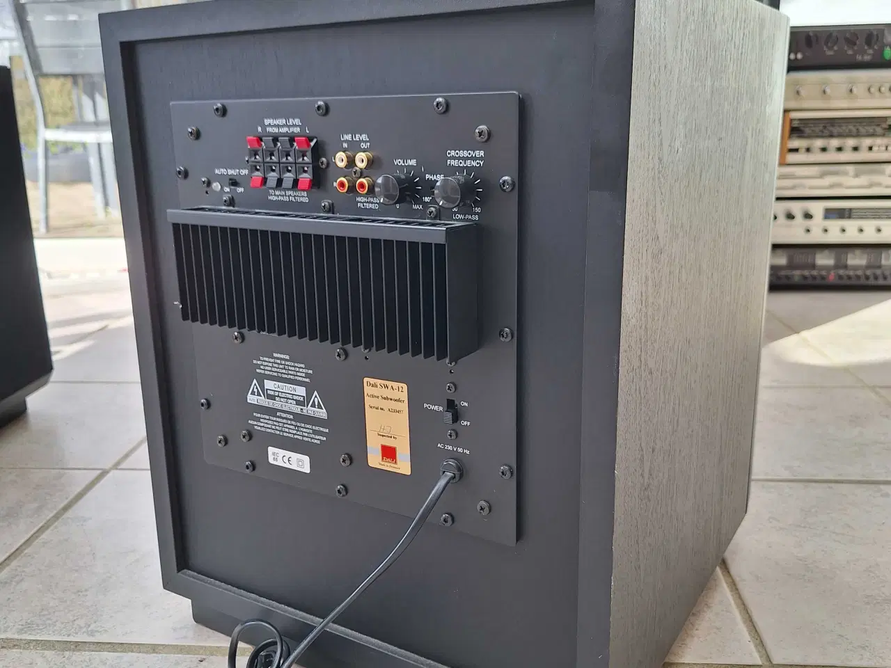 Billede 3 - Dali SWA 12 Aktiv Subwoofer