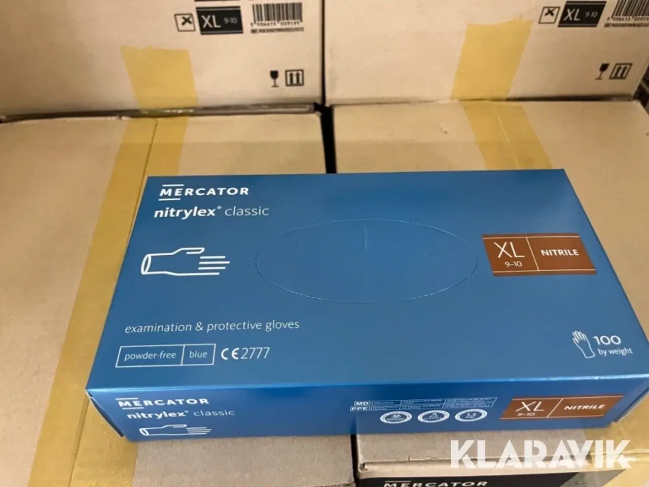 Billede 8 - Nitrilhandsker Mercator Nitrylex Classic størrelse XL - 10 kasser