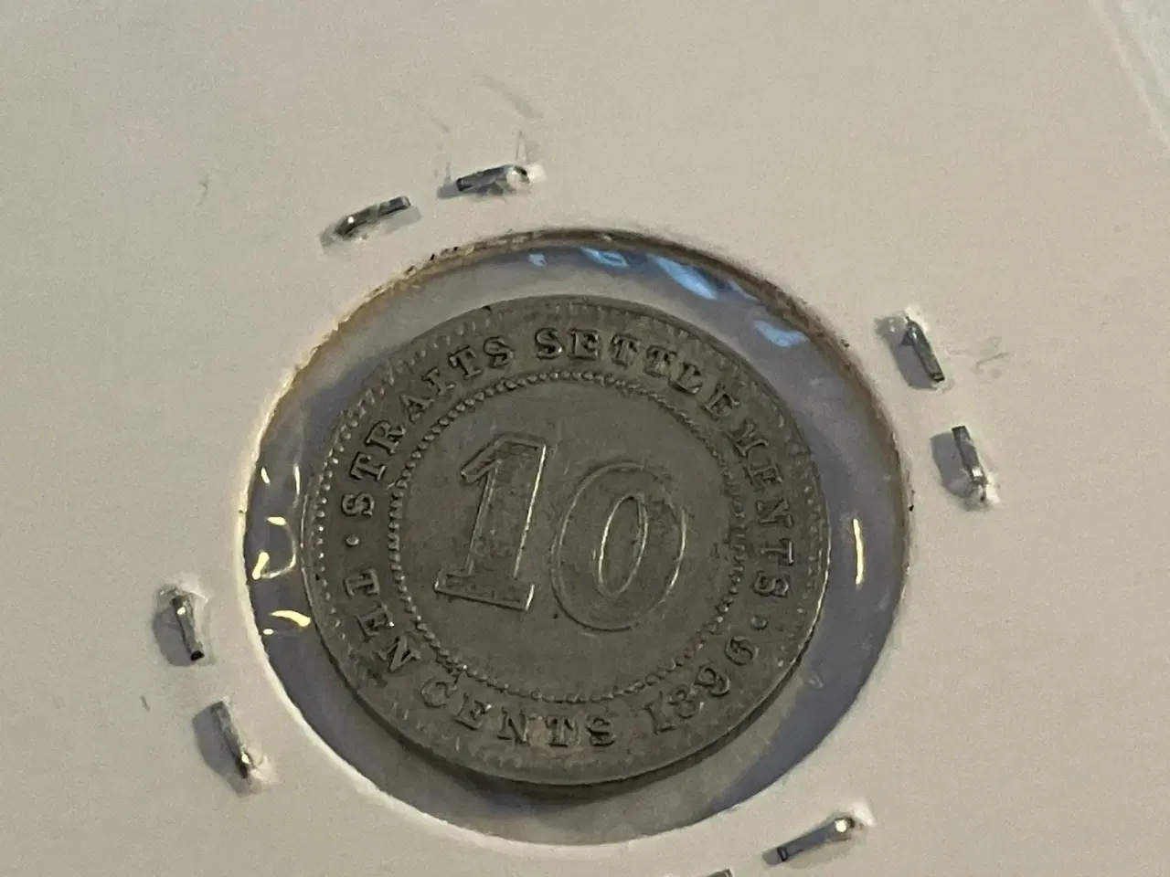 Billede 1 - 10 Cents 1896 Straits Settlements