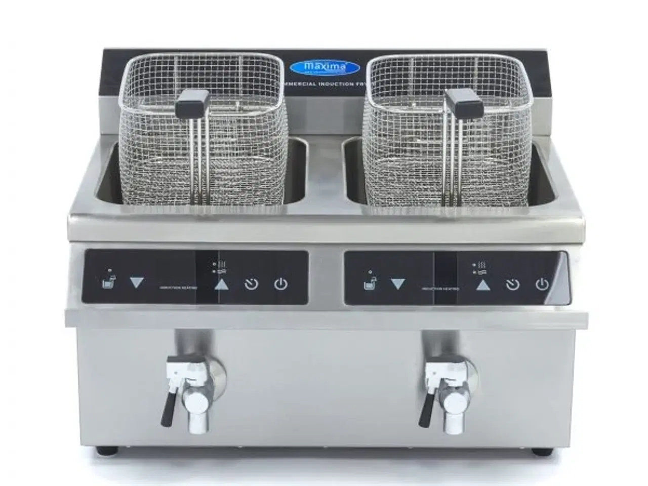 Billede 2 - Induktion Deep Fryer 2 x 8L med vandhane