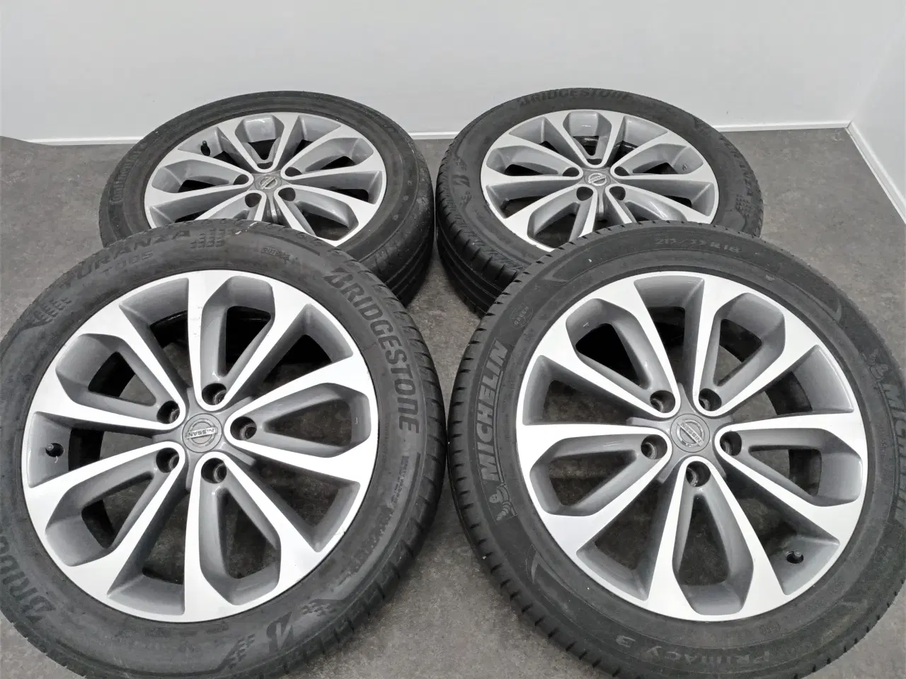 Billede 3 - 5x114,3 18" ET40 nav 66,1ø NISSAN sommersæt