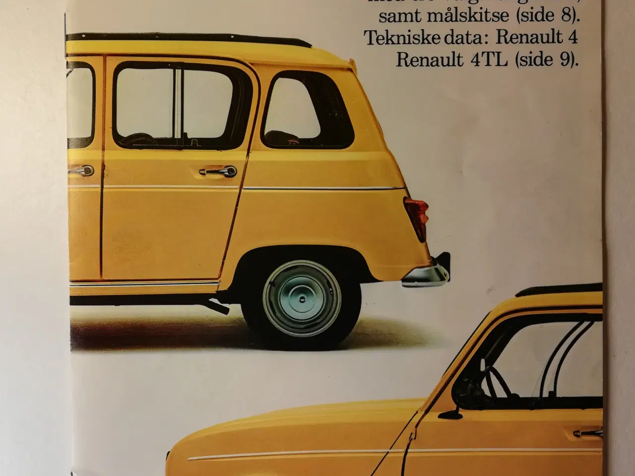 Billede 1 - Renault 4 brochure og Renault prisliste