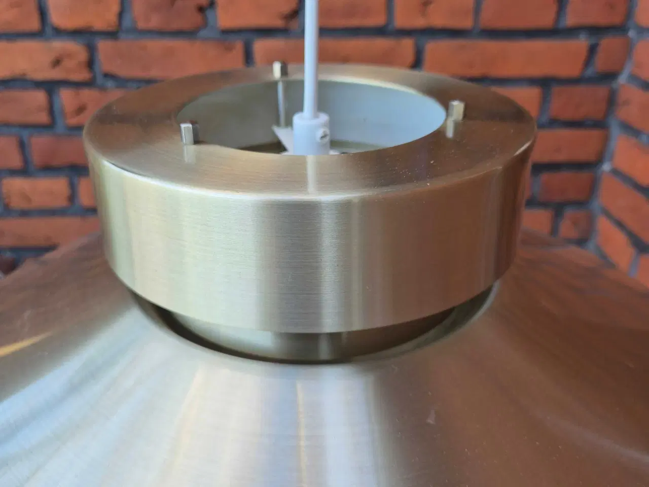 Billede 11 - Virkelig fin messinglampe med god lyseffekt 