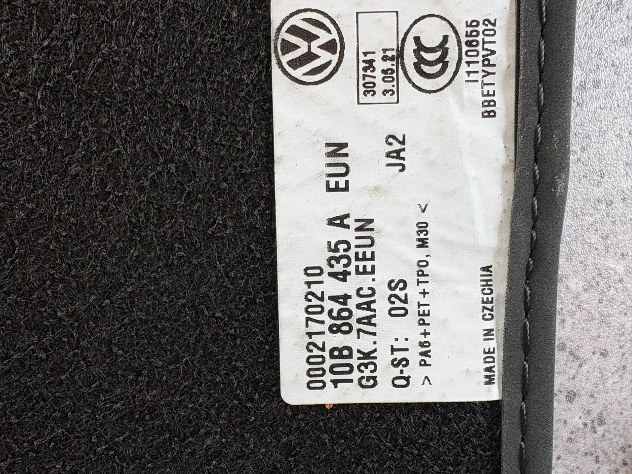 Billede 2 - VW ID3 original måttesæt