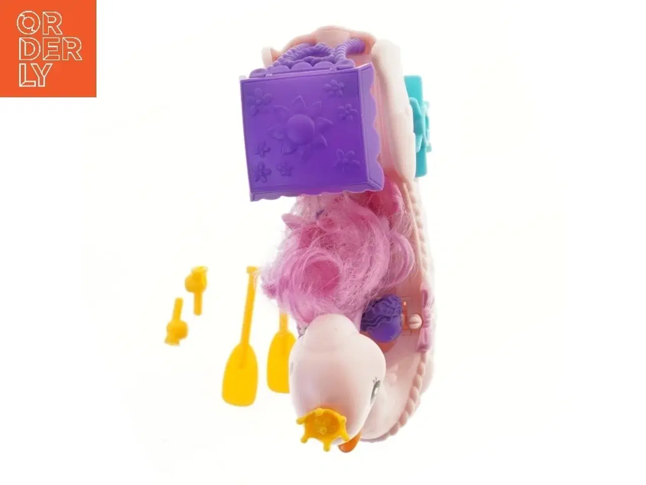 Billede 2 - Legetøjssæt med ponysvane båd fra My little pony (str. 20x16,5x6 cm)