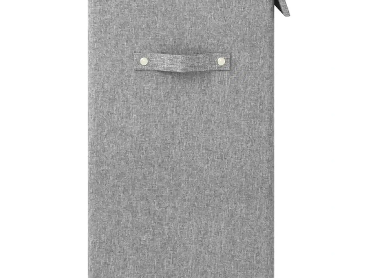 Billede 4 - Foldbar vasketøjskurv 64,5x34,5x59 cm kunstigt linned grå