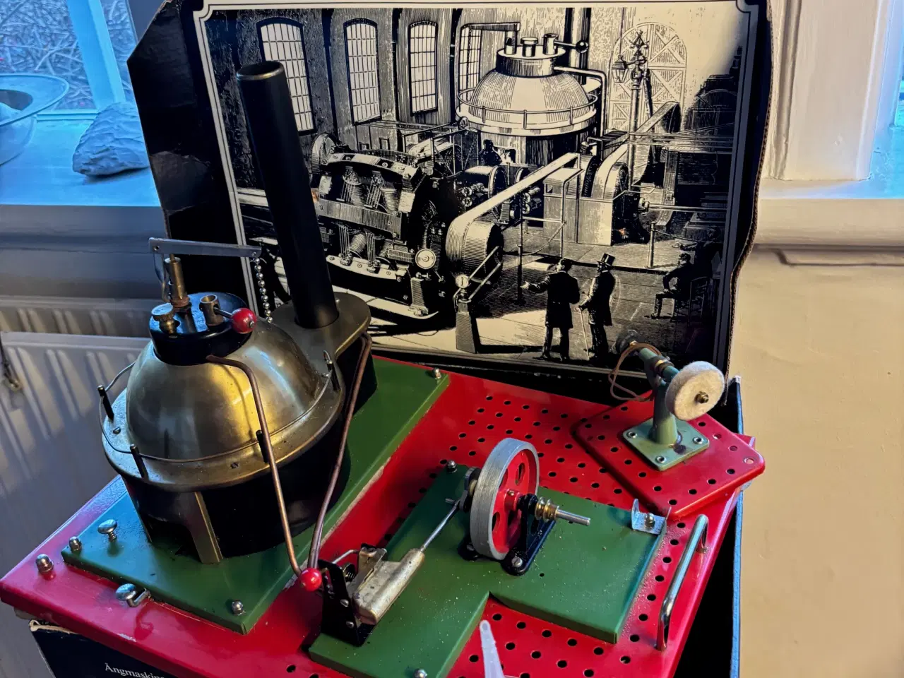 Billede 2 - Svensk John Ericsson legetøjs dampmaskine