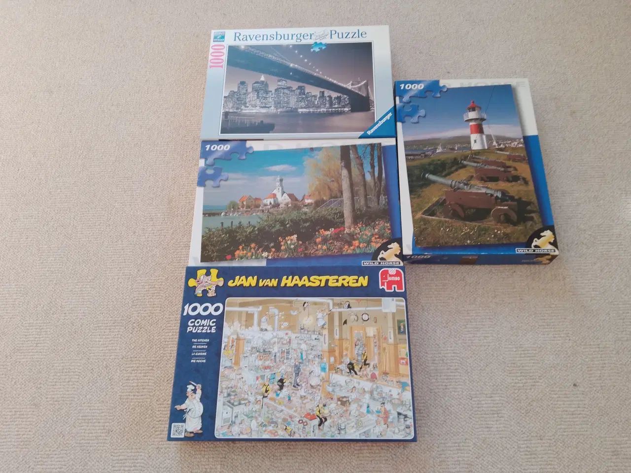 Billede 1 - Puslespil. 4 styk 