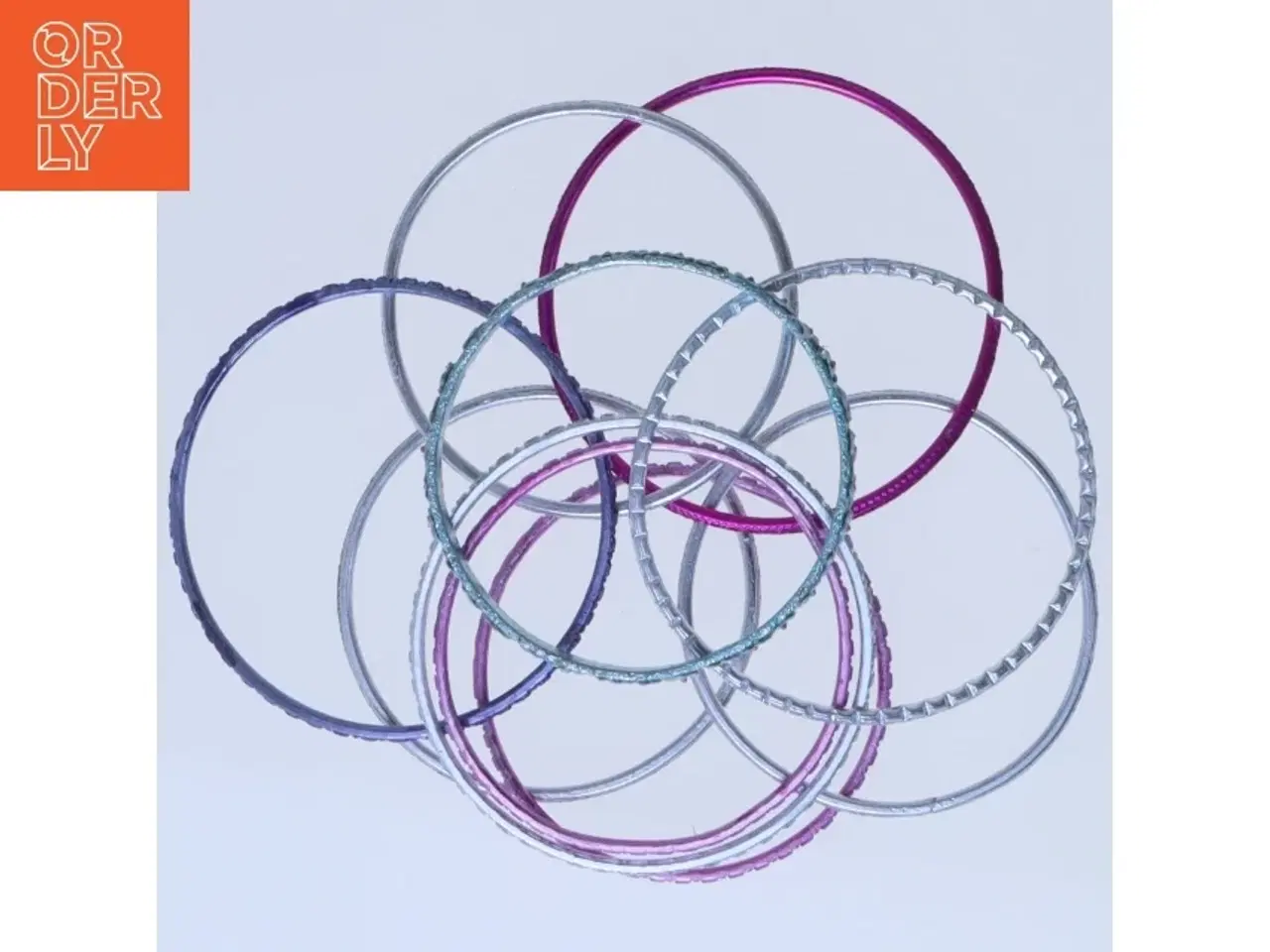 Billede 3 - Farverige armbånd (str. 6,5 cm)