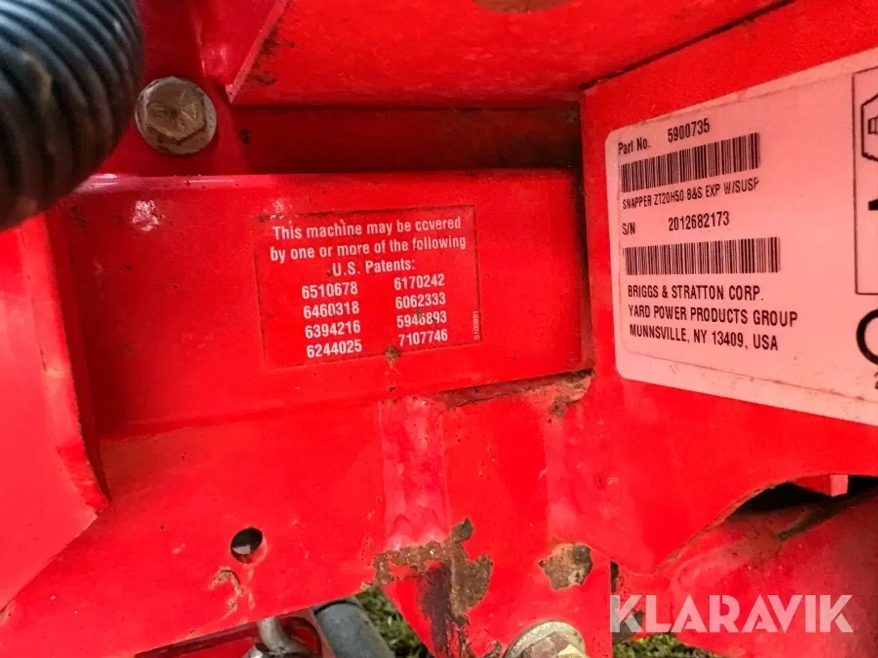 Billede 5 - Græsslåmaskine Snapper 350Z 20HP