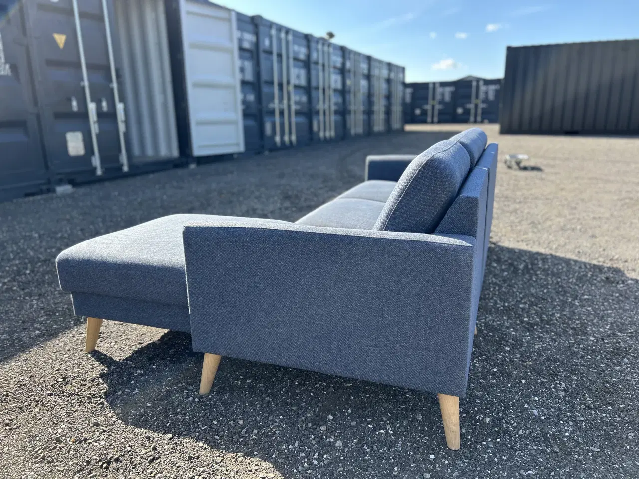 Billede 2 - Sofa med chaiselong, okay stand