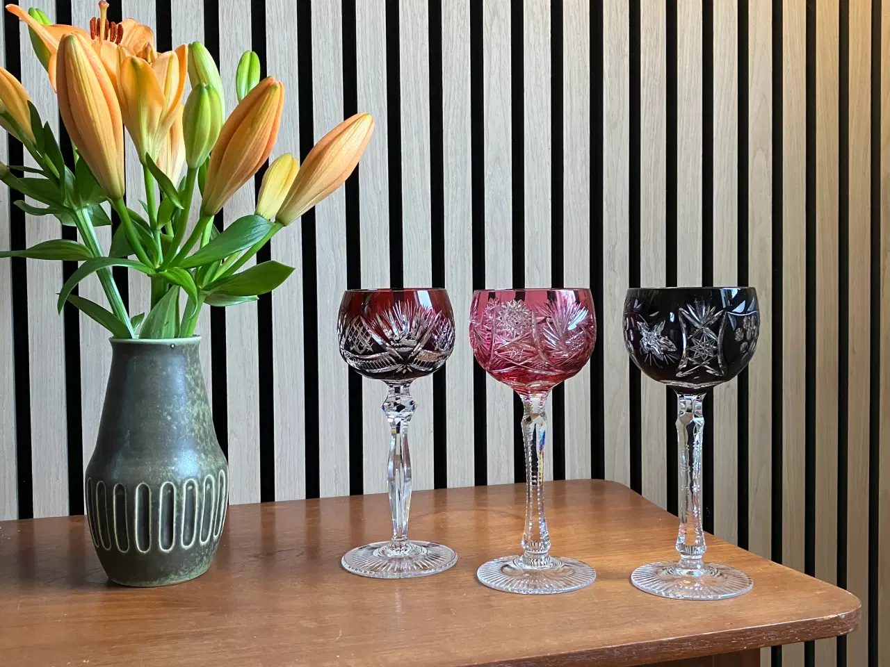 Billede 1 - Bøhmiske vinglas