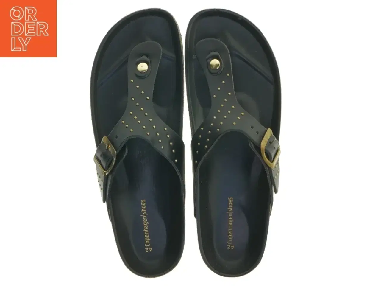 Billede 6 - Sorte sandaler med korksål fra Copenhagen Shoes (str. 42 )