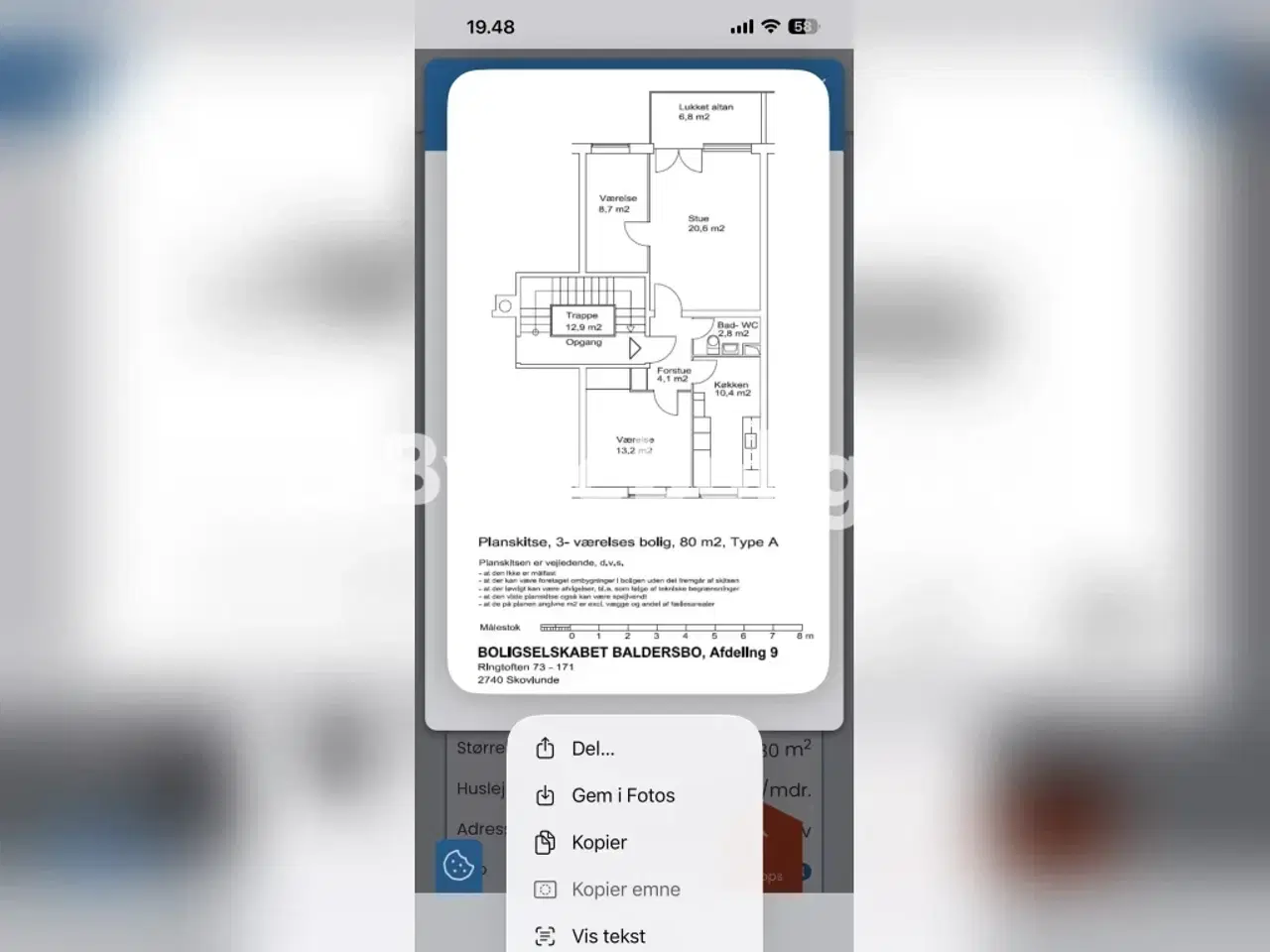 Billede 1 - Skøn lejlighed i skovlunde til bytte