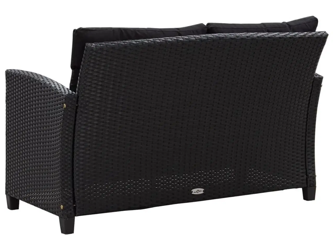Billede 4 - Sofasæt til haven 6 dele med hynder polyrattan sort