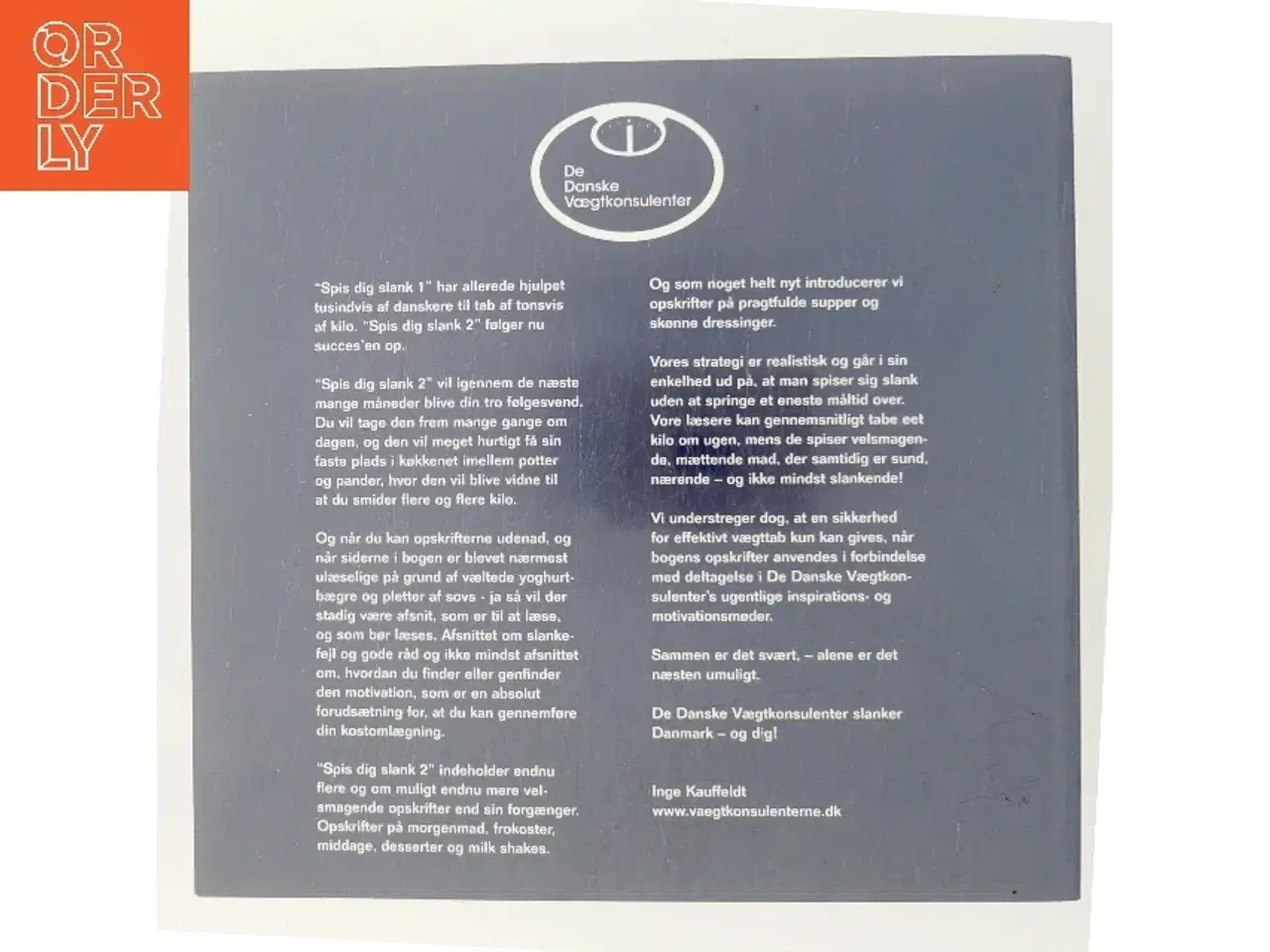 Billede 3 - Spis dig slank 2 af Inge Kauffeldt (Bog)