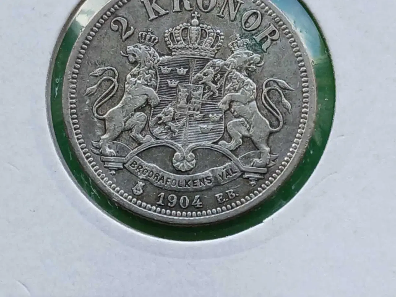 Billede 2 - Svensk 2 krone 1904