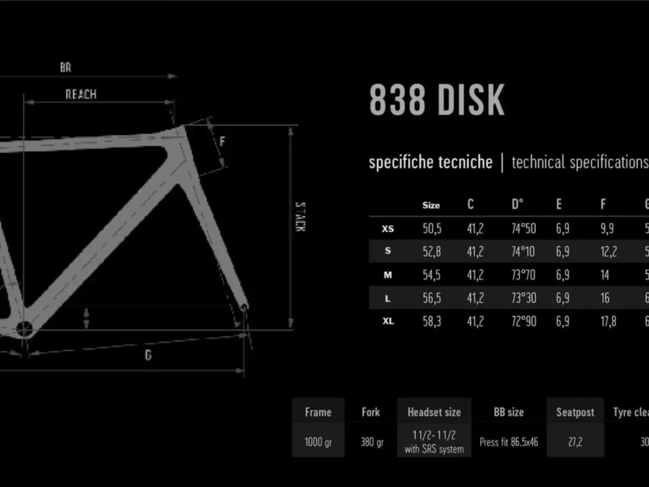 Billede 5 - De Rosa 838 Carbon Disc dame-/Junior racercykel 